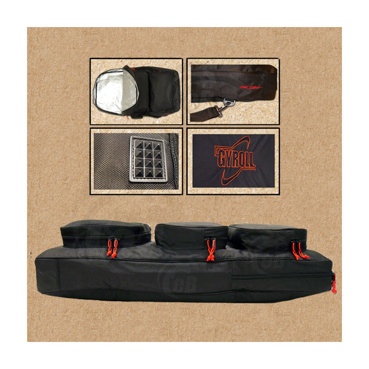 Housse voyage GYROLL Tri-pouch