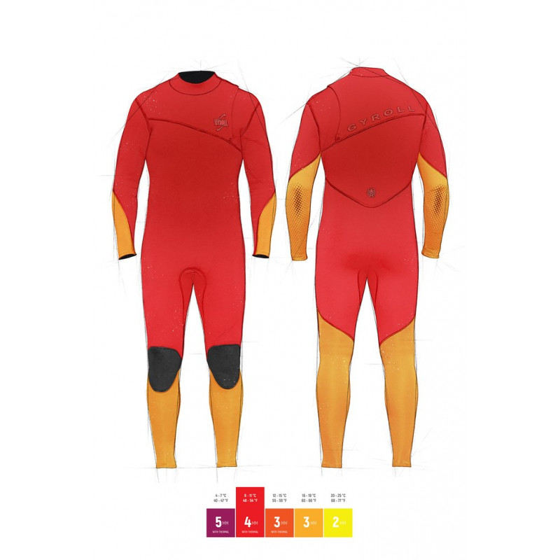 Combinaison GYROLL SHIELD 4/3 ZIPPERLESS