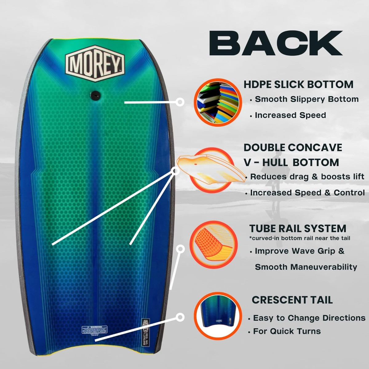 Bodyboard Morey Mach 12